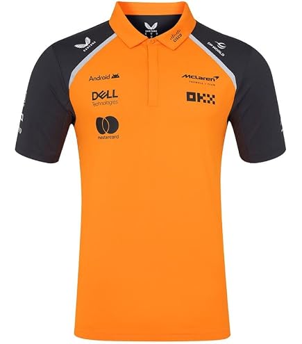 McLaren F1 Gulf Collaboration Men's Classic Striped Polo Shirt